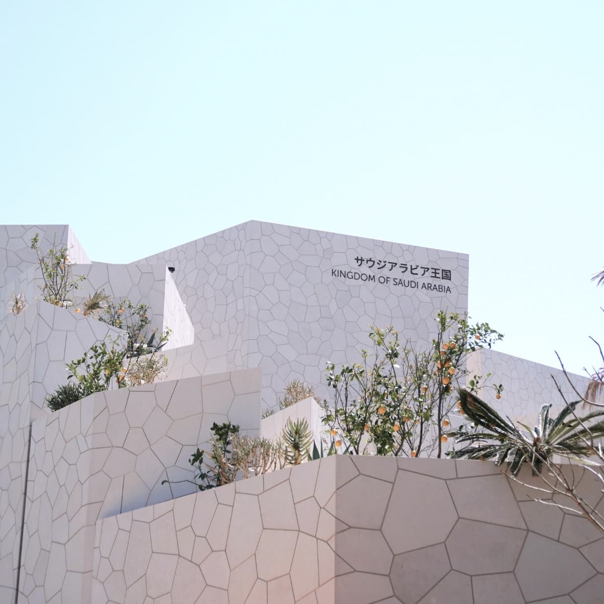 Le pavillon de l’Arabie Saoudite