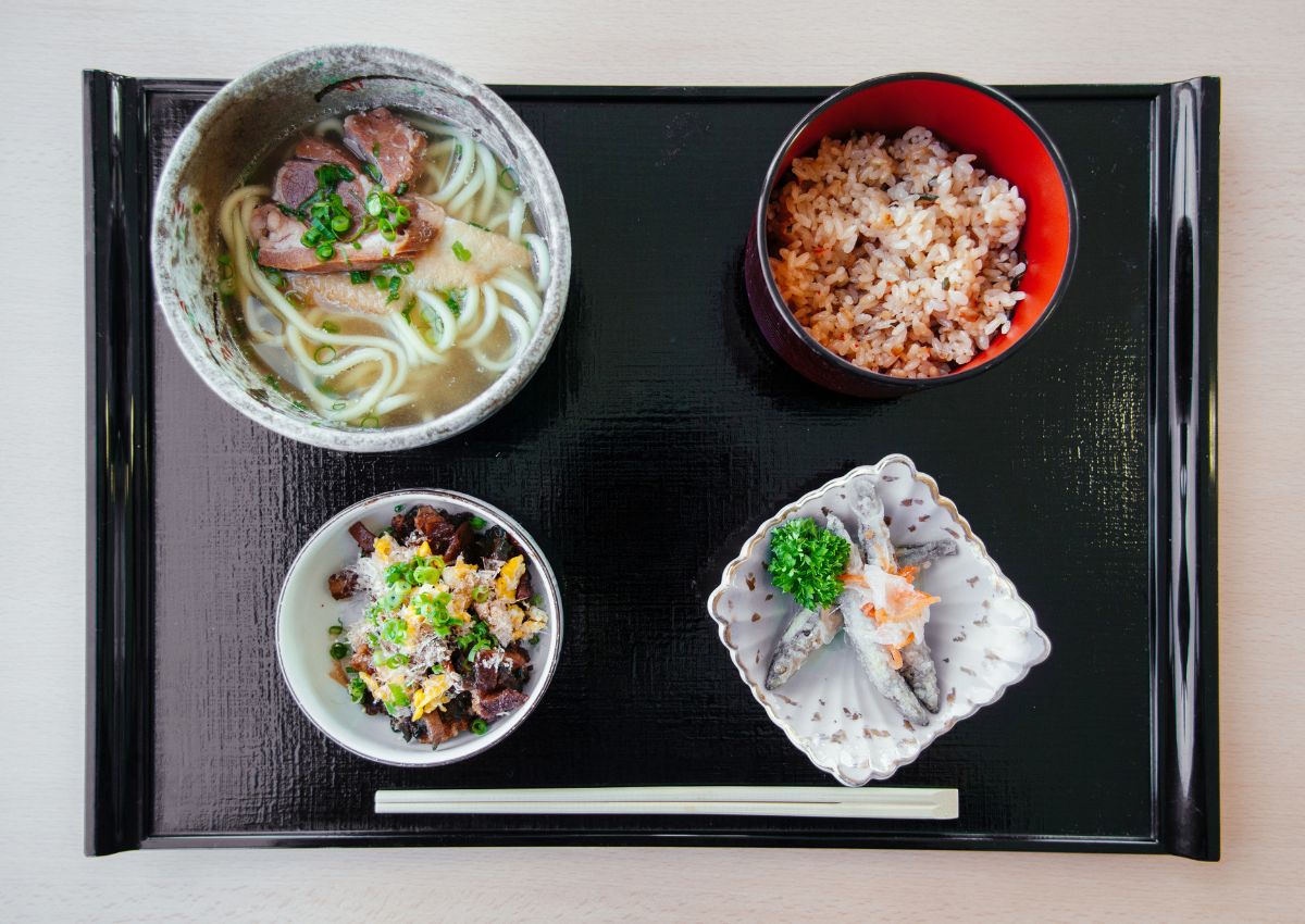 Petit déjeuner japonais, version Okinawa