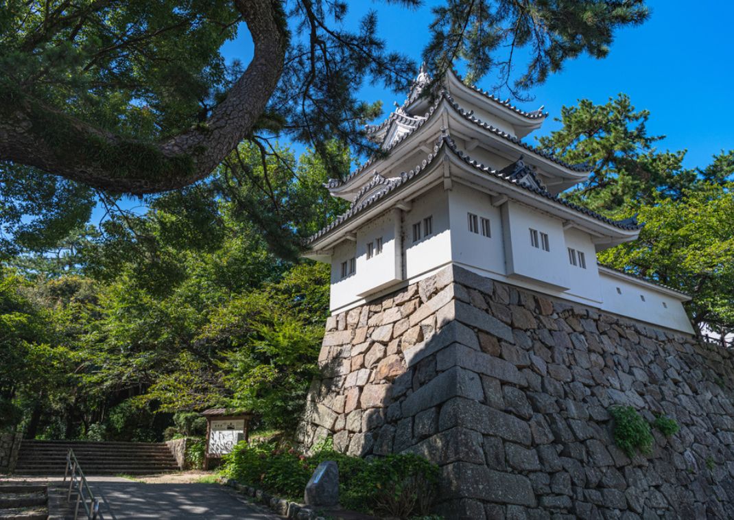 Le château de Tsu, dans la préfecture de Mie, Japon
