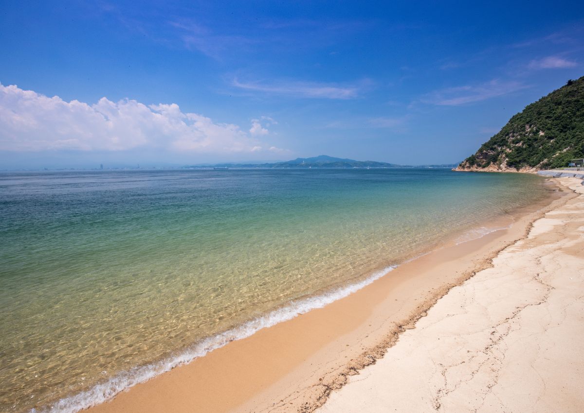  Plage d’Oshima sur la mer intérieure de Seto, Japon