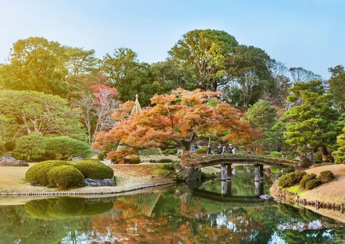 Jardin Rikugien à Tokyo, Japon