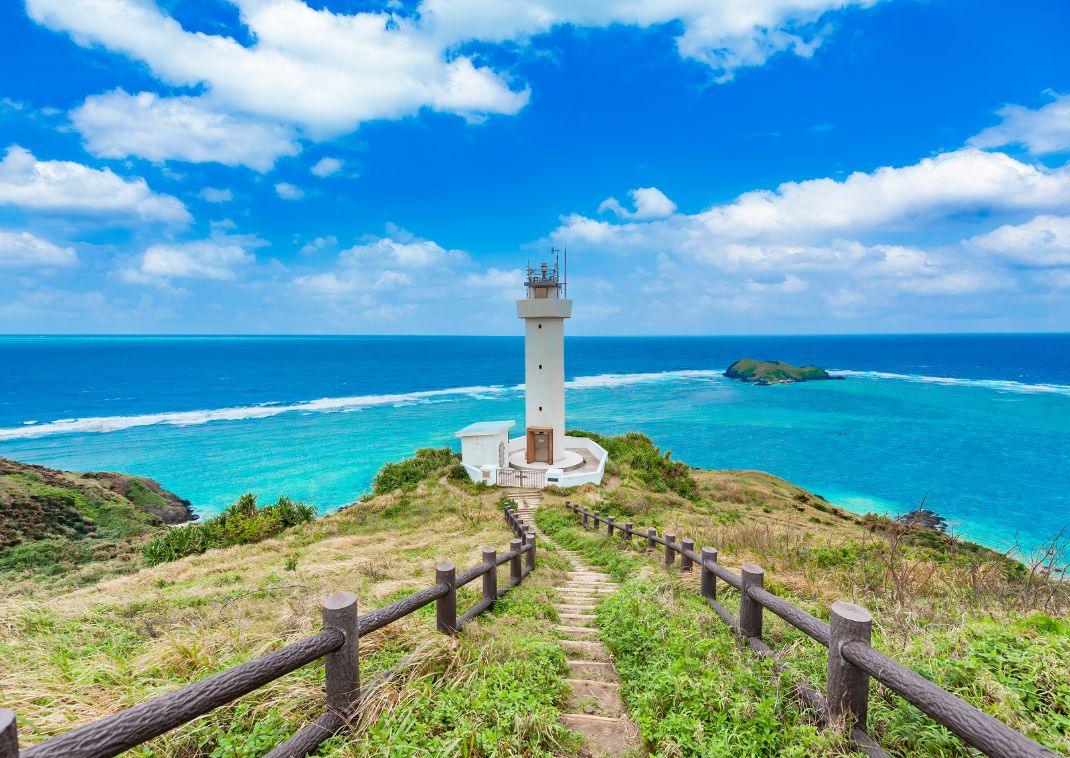 Phare de Hirakubo, île d'Ishigaki, Okinawa, Japon