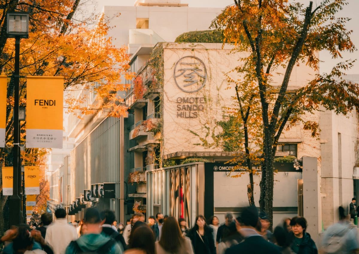 Rue commercante Omotesando, Tokyo, Japon