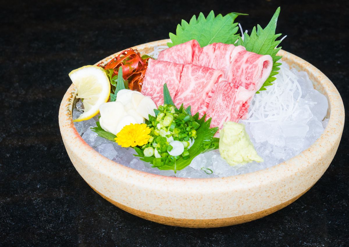 Sashimi de boeuf de Matsusaka, Mie, Japon