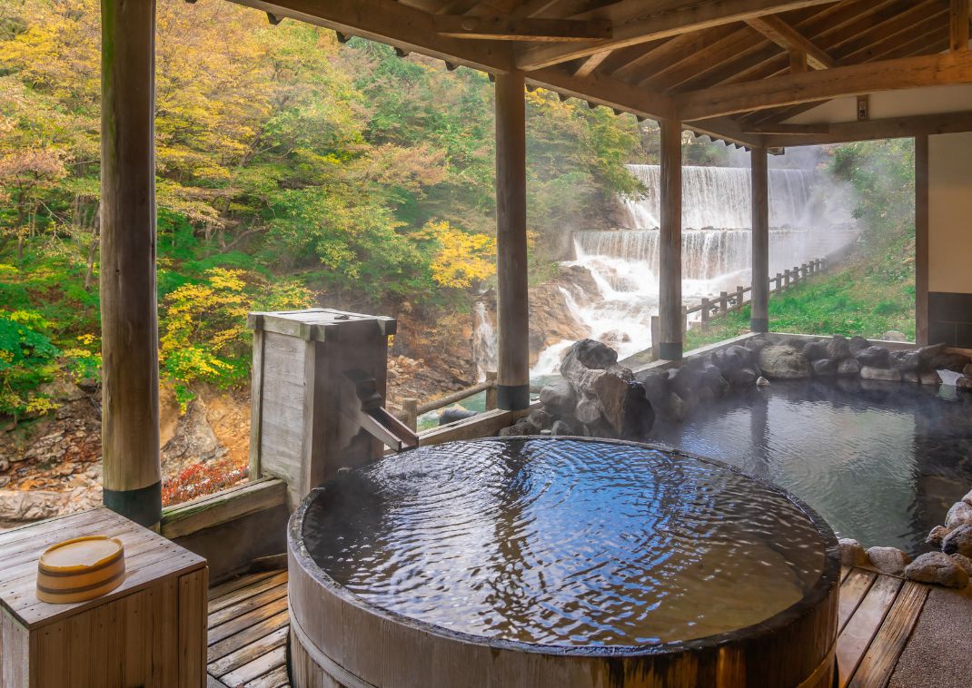 Onsen à Kurokawa Onsen, Aso, Japon