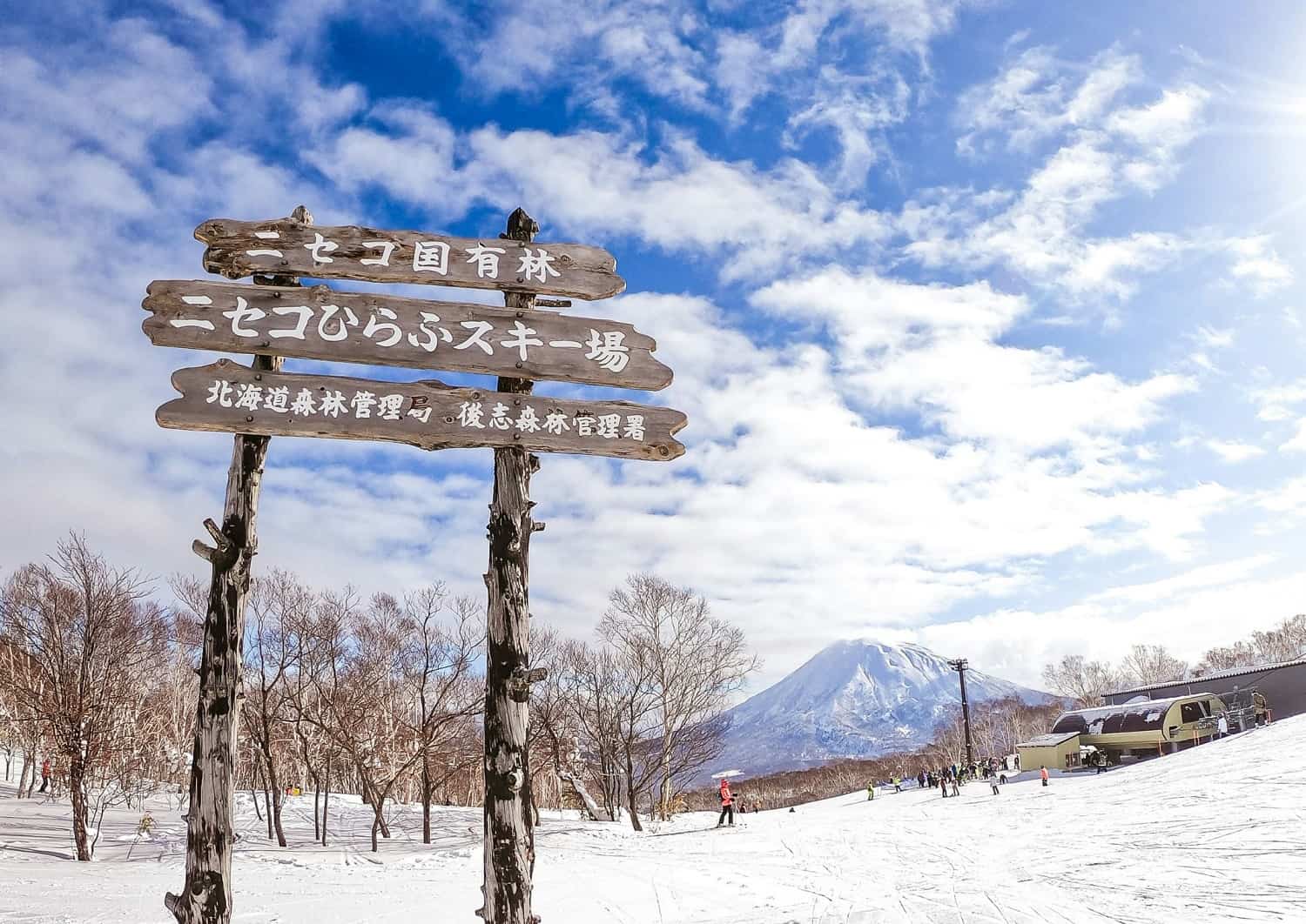 Niseko sous le soleil, Hokkaido, Japon