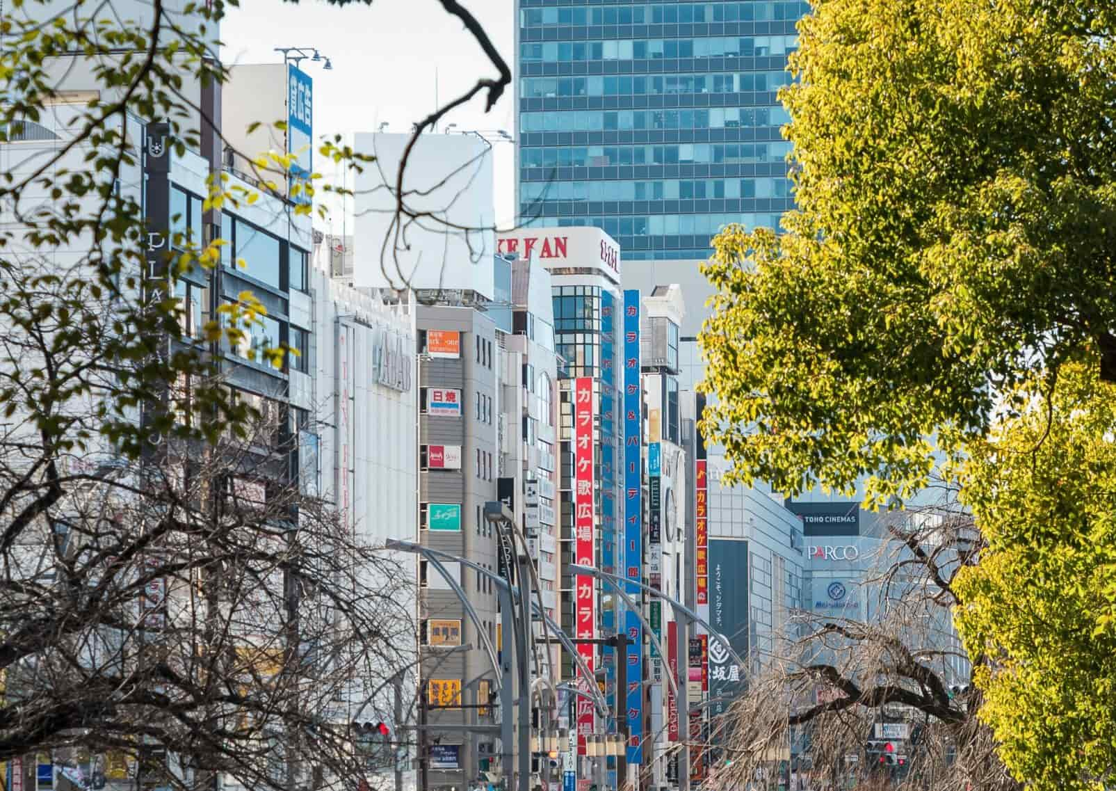 Rue-du-quartier-d-Ueno-Tokyo-Japon