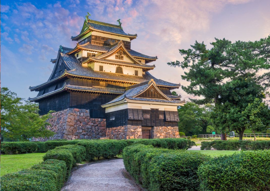 Matsue, Shimane, Japon au château de Matsue