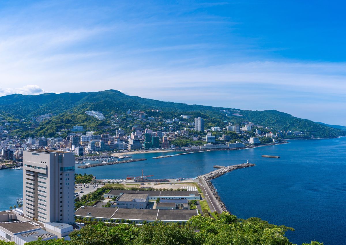 Vue panoramique d’Atami