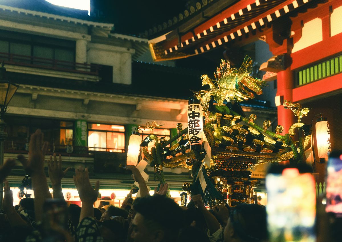 Festival au temple Senso-Ji à Asakusa
