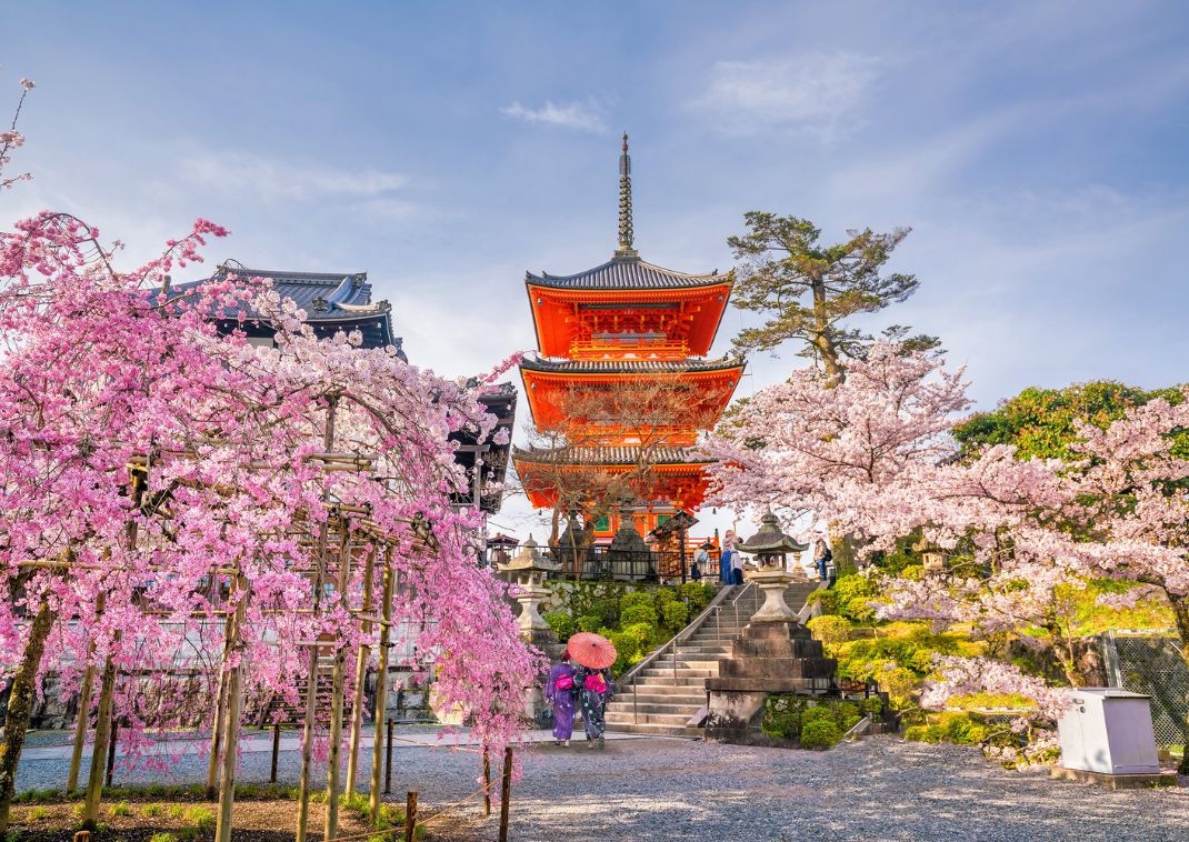  Temple Kiyomizudera à Kyoto