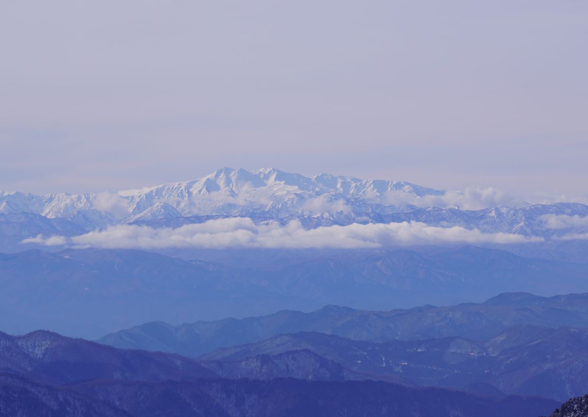 Le mont Hakusan en hiver, Ishikawa