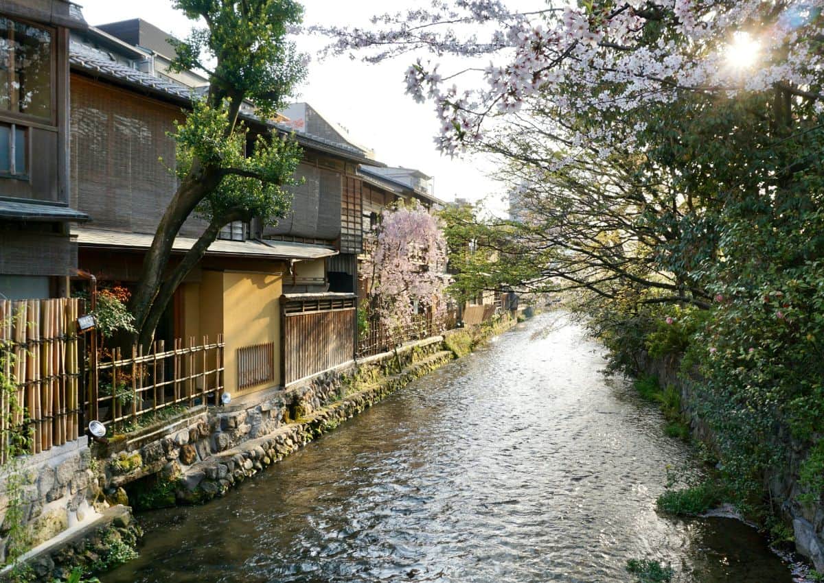 Gion au printemps, Kyoto, Japon
