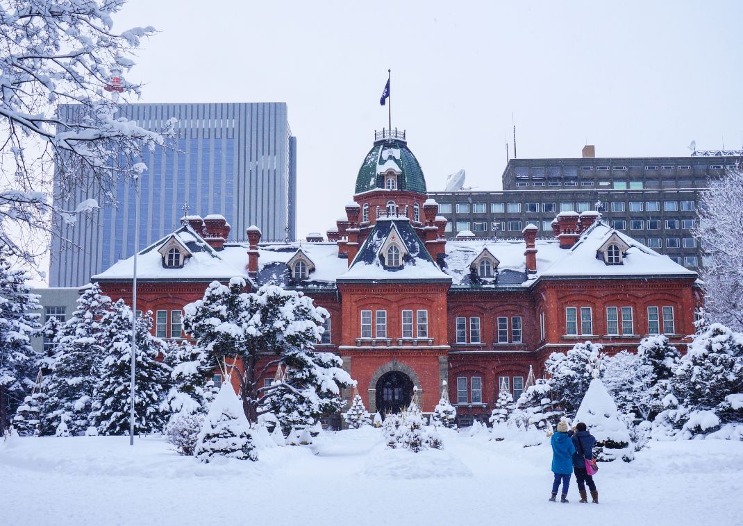  Vue de l'ancien bureau du gouvernement de Hokkaido à Sapporo, Hokkaido, Japon