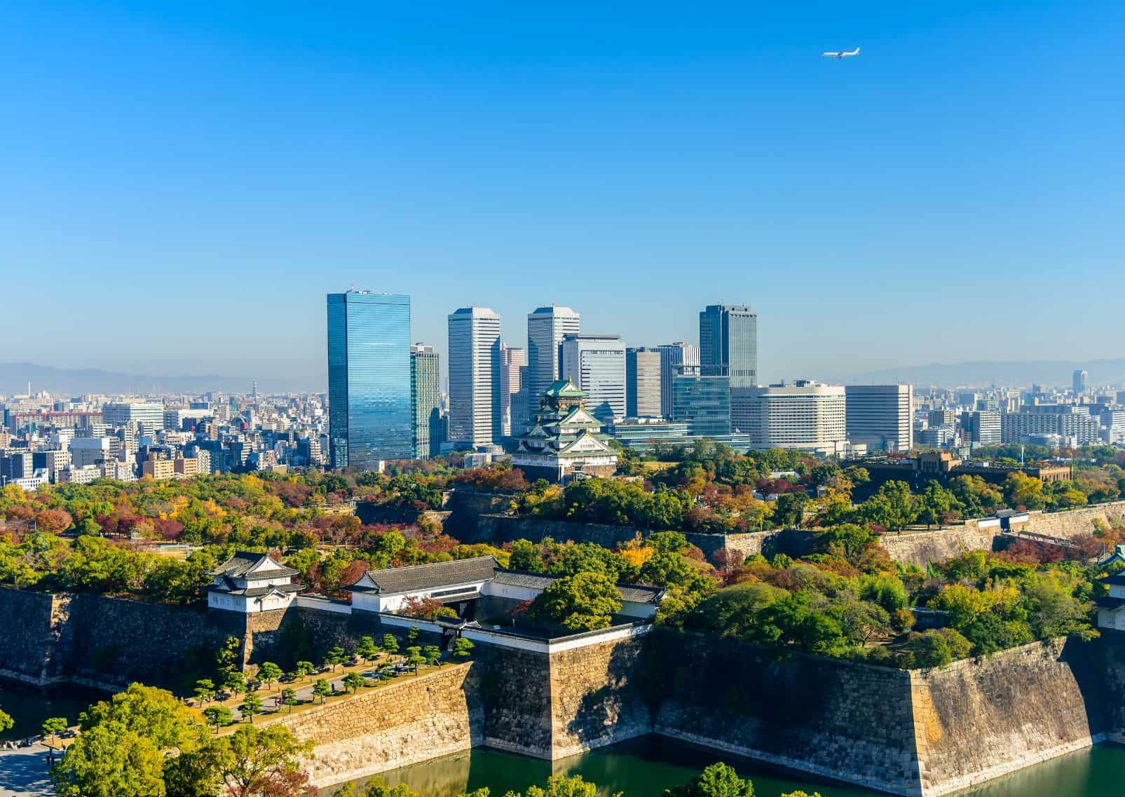 Vue-sur-la-ville-d-Osaka-Japon