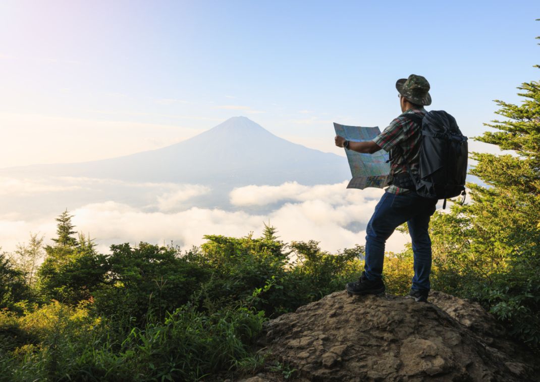 Randonnée et vue sur le Mont Fuji