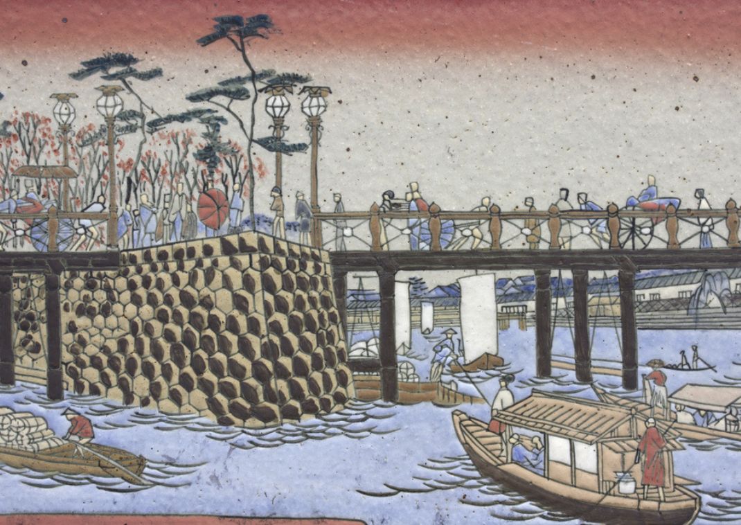 Rouleau illustré de l’époque d’Edo, Japon