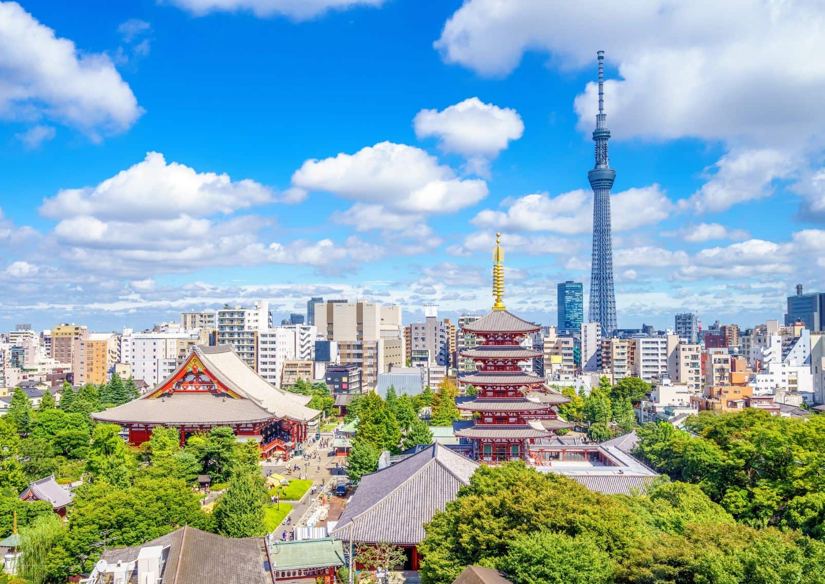 La Tokyo Skytree depuis Asakusa, Tokyo, Japon