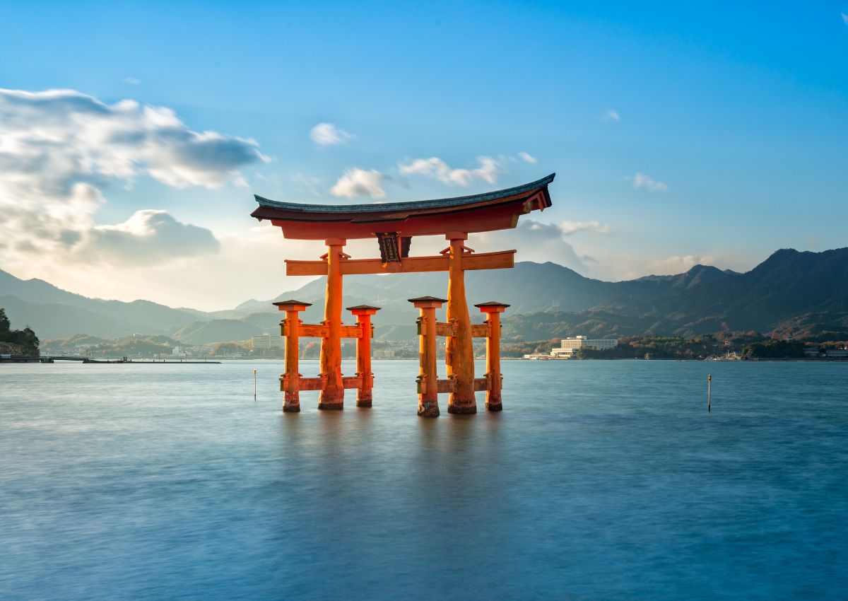 Porte Torii flottante, Miyajima, Japon