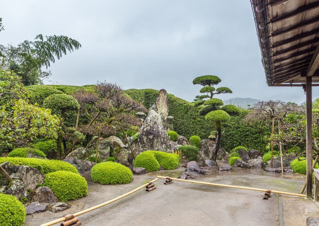 Jardin japonais de Chiran, ville historique samouraï, Kagoshima, Japon