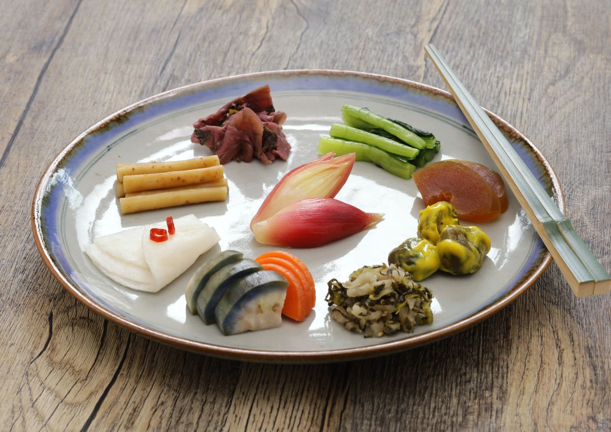 Légumes marinés japonais ou tsukemono