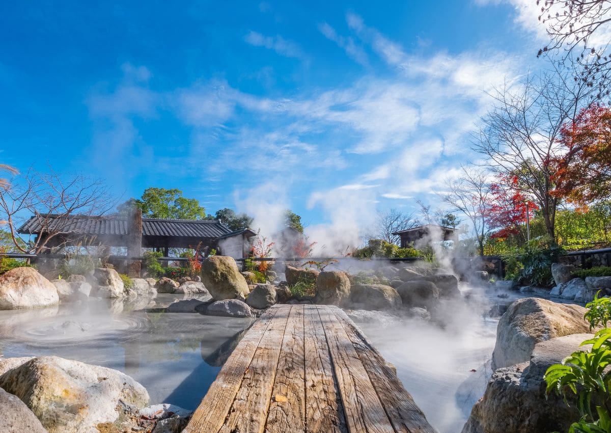 Onsen Oniishibozu Jigoku à Beppu