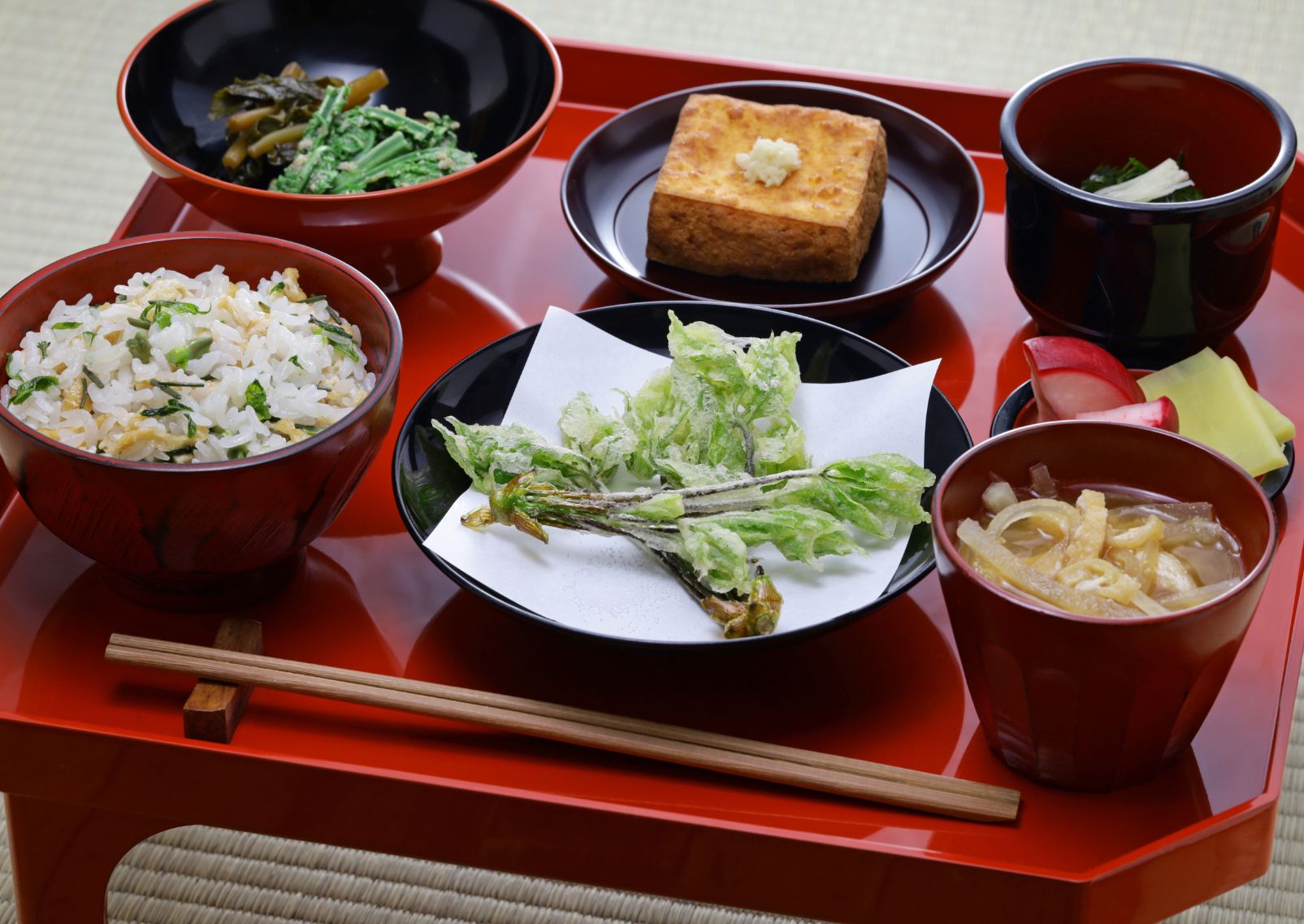 Cuisine bouddhiste Shojin Ryori traditionnelle