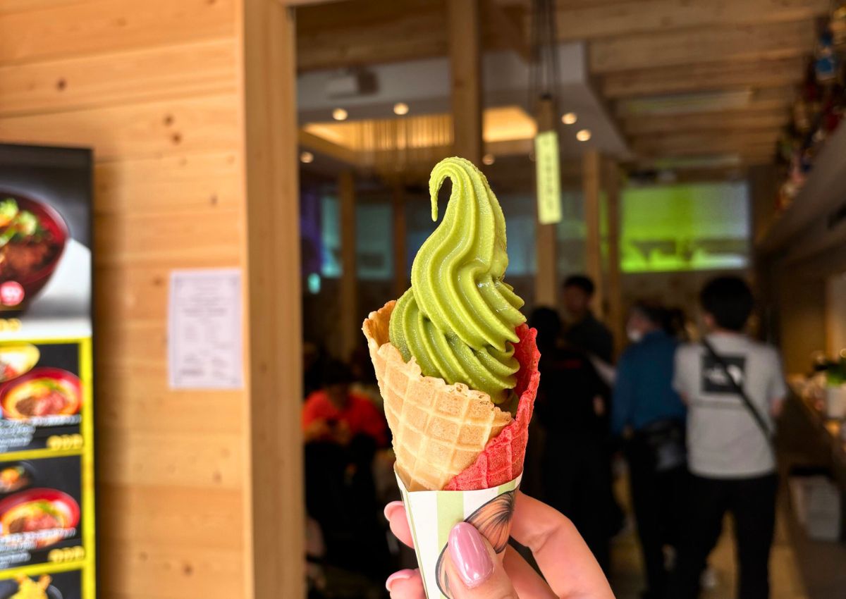 Glace à l’italienne au matcha
