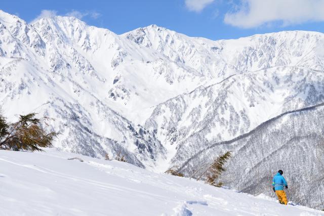 Hors-piste à Hakuba