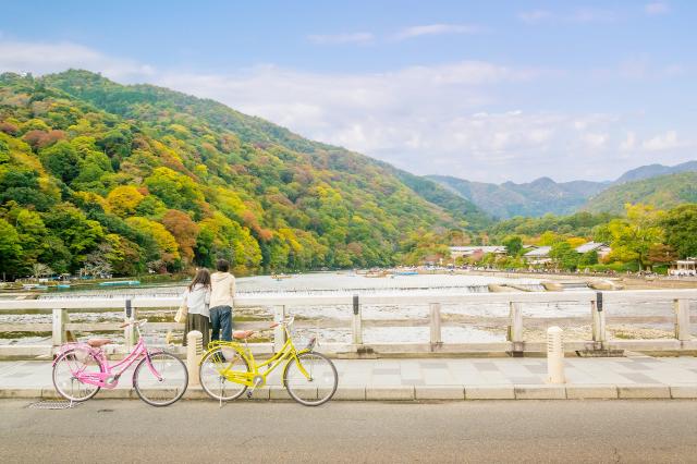 Visite d’arashiyama en vélo 