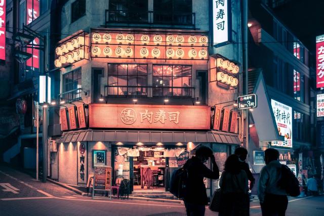 Street-food de nuit à Shibuya