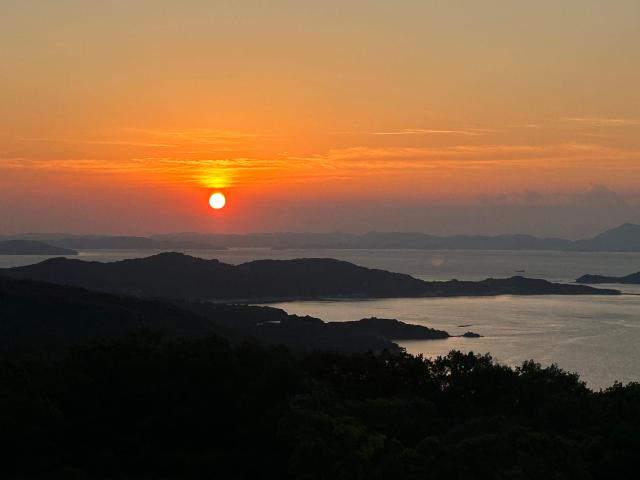 Coucher de soleil à Shodoshima