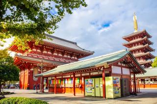 Le temple Sensoji à Asakusa, Tokyo