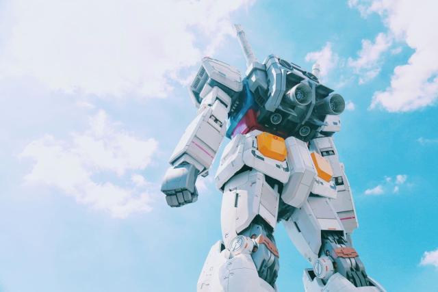 La statue Gundam à Odaiba, Tokyo