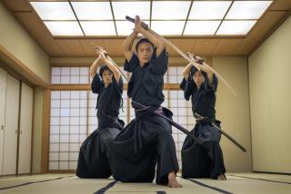 Pratique du kendo par les samouraïs