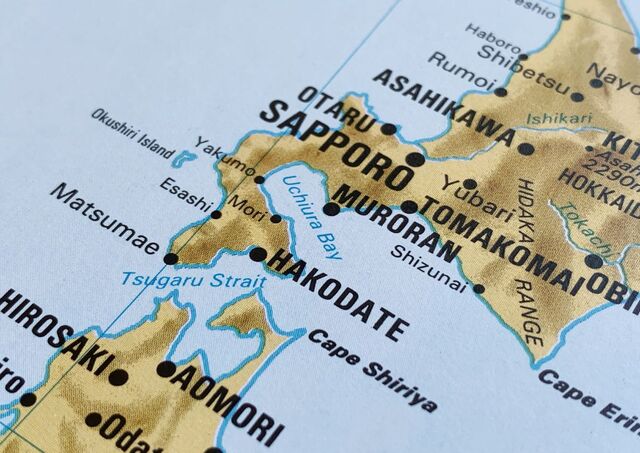 Carte d’un itinéraire de 3 semaines au Japon