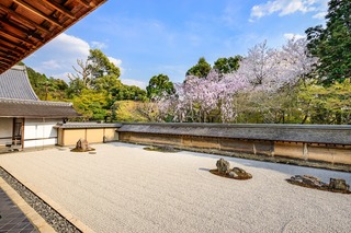 Le jardin de pierres zen du temple Ryoan-ji