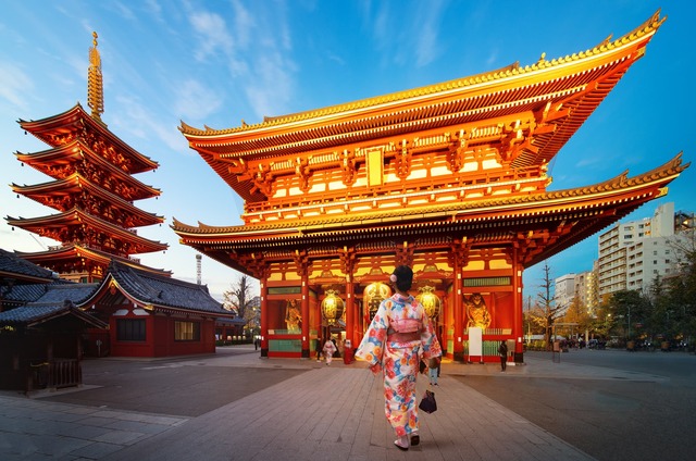 Le temple Senso-Ji à Tokyo 