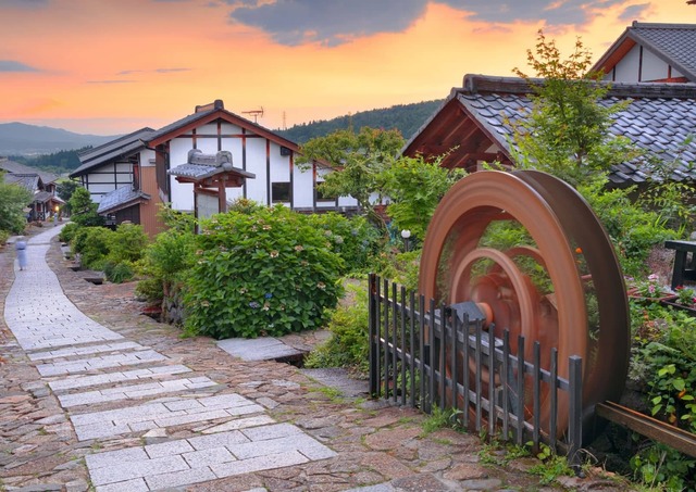 Nakasendo, Magome, Japon  