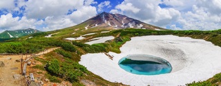 Randonnée à Asahidake, parc national de Daisetsuzan