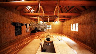 Chambre traditionnelle de la culture aïnous