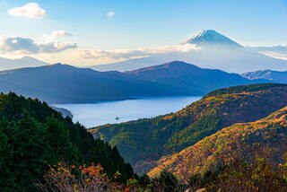 Lac Ashi et mont Fuji, Hakone