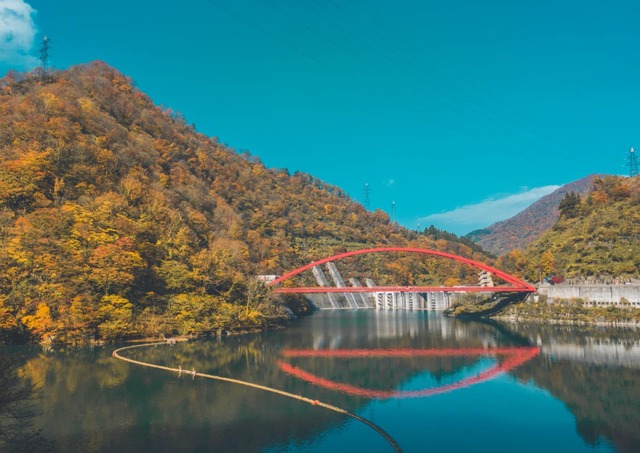 Lac Unazuki et pont Komen