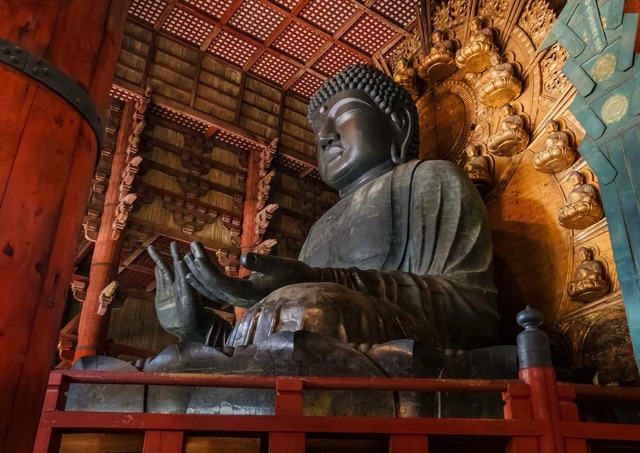 Le Grand Bouddha du temple Todaiji, Nara