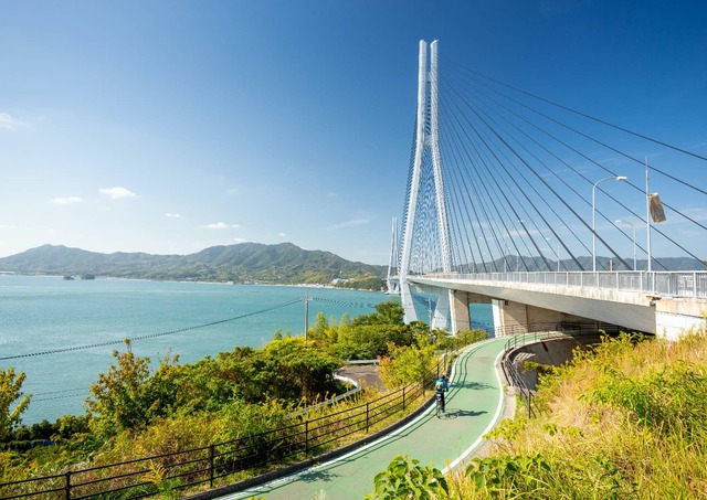 Pont de Tatara et piste cyclable Shimanami Kaido