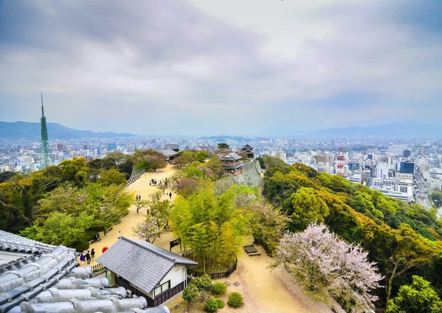 Vue depuis le château de Matsuyama