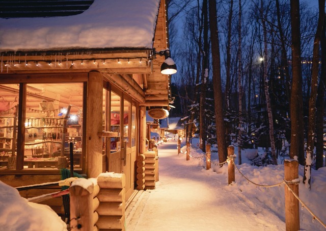 Ningle Terrace en hiver