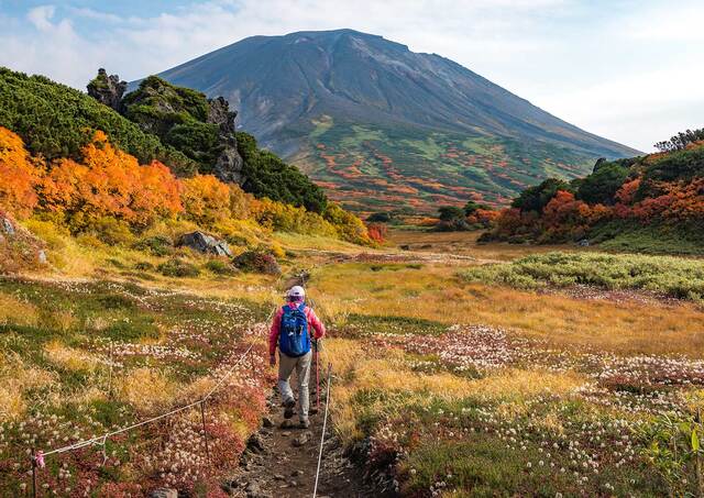 Chemins de randonnée à Asahidake