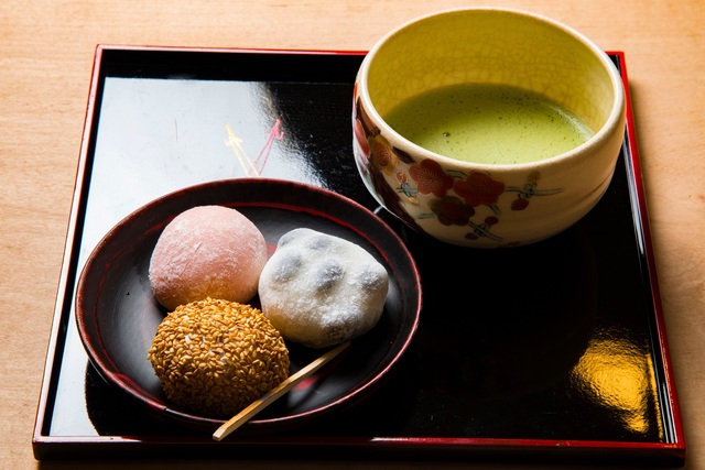 Mets de cérémonie du thé japonaise