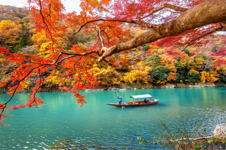 Excursion en bateau sur la rivière Hozu, Arashiyama